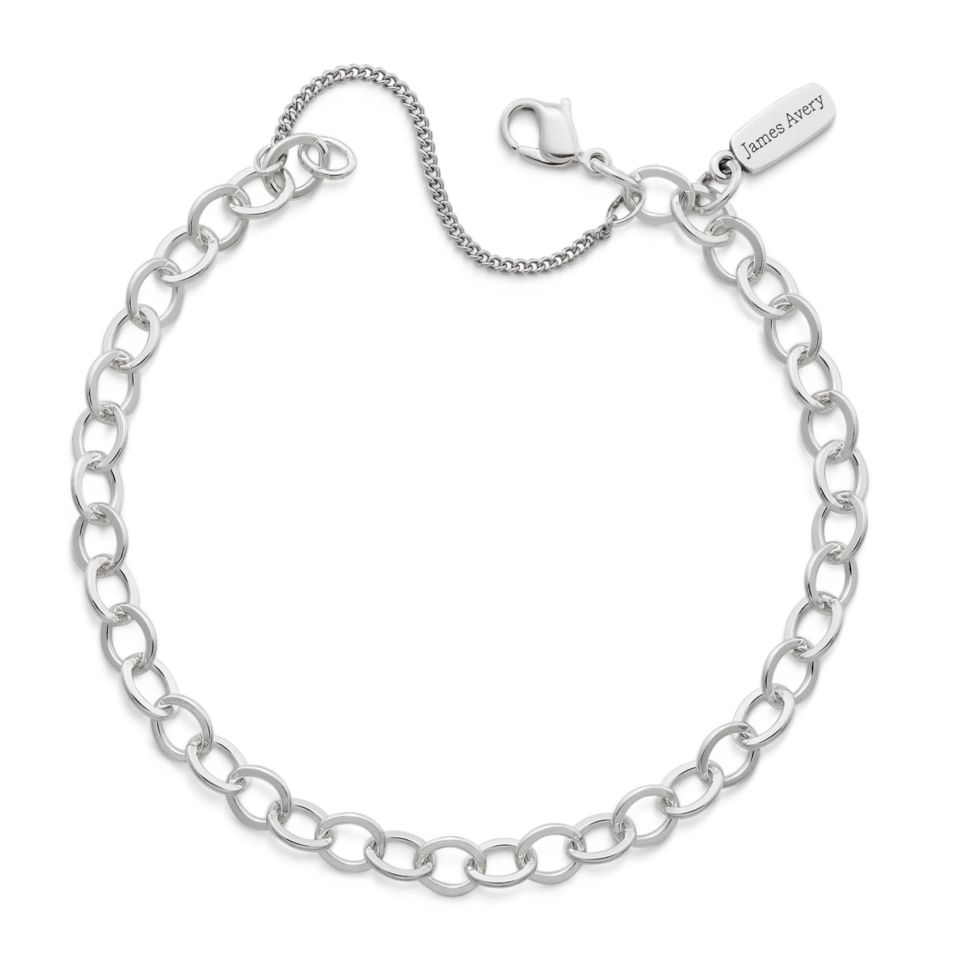 Forged Link Charm Bracelet