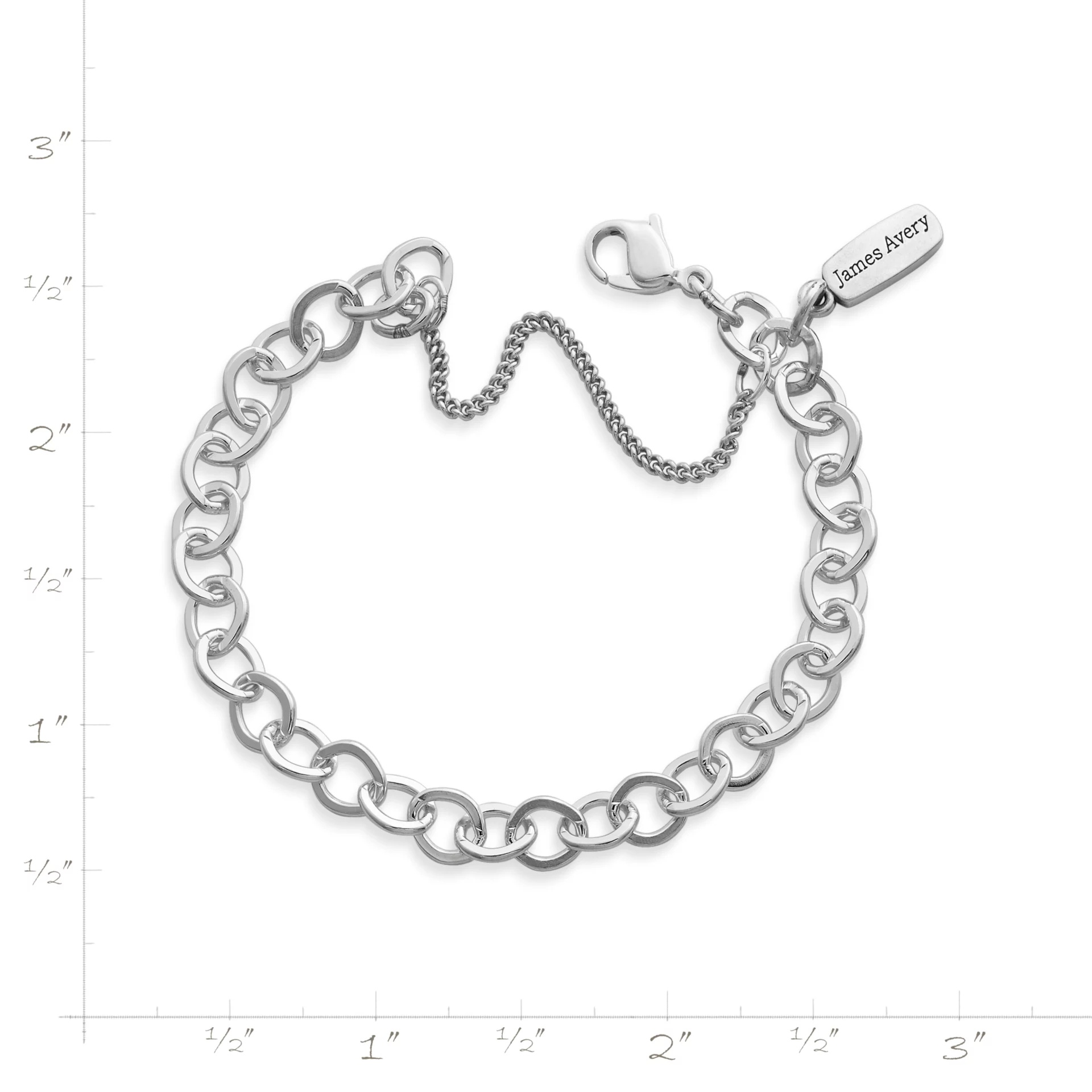 Forged Link Charm Bracelet - Image 2