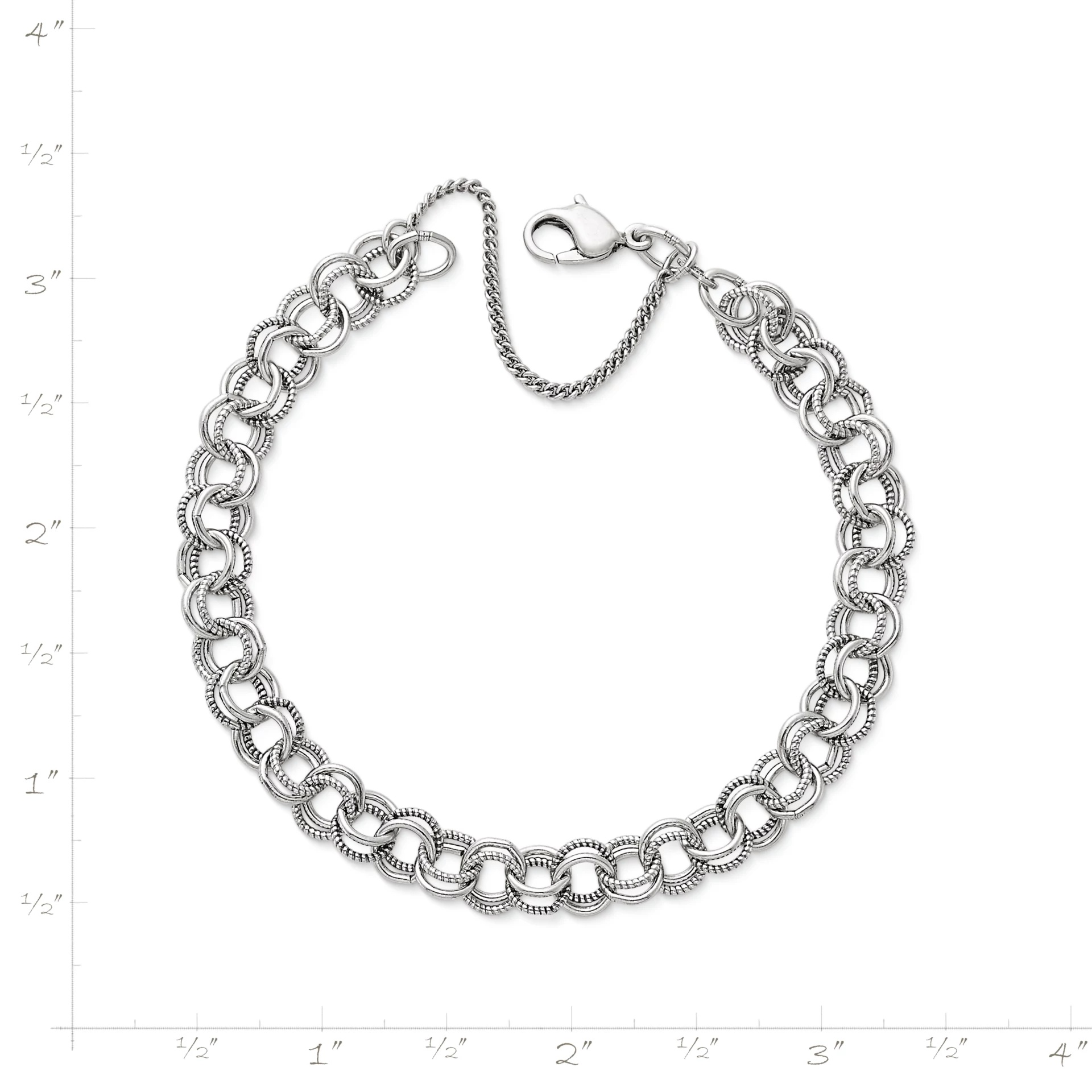 Double Link Charm Bracelet - Image 2