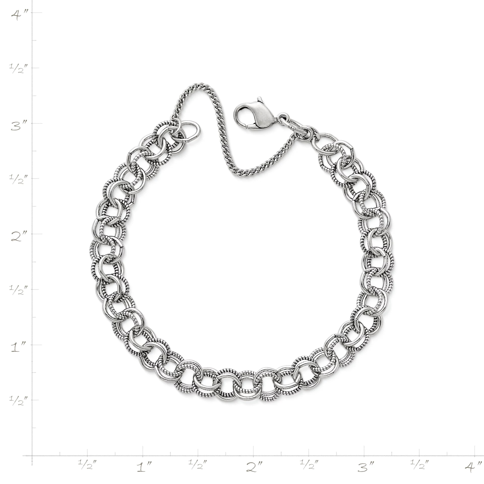 Double Link Charm Bracelet - Image 2