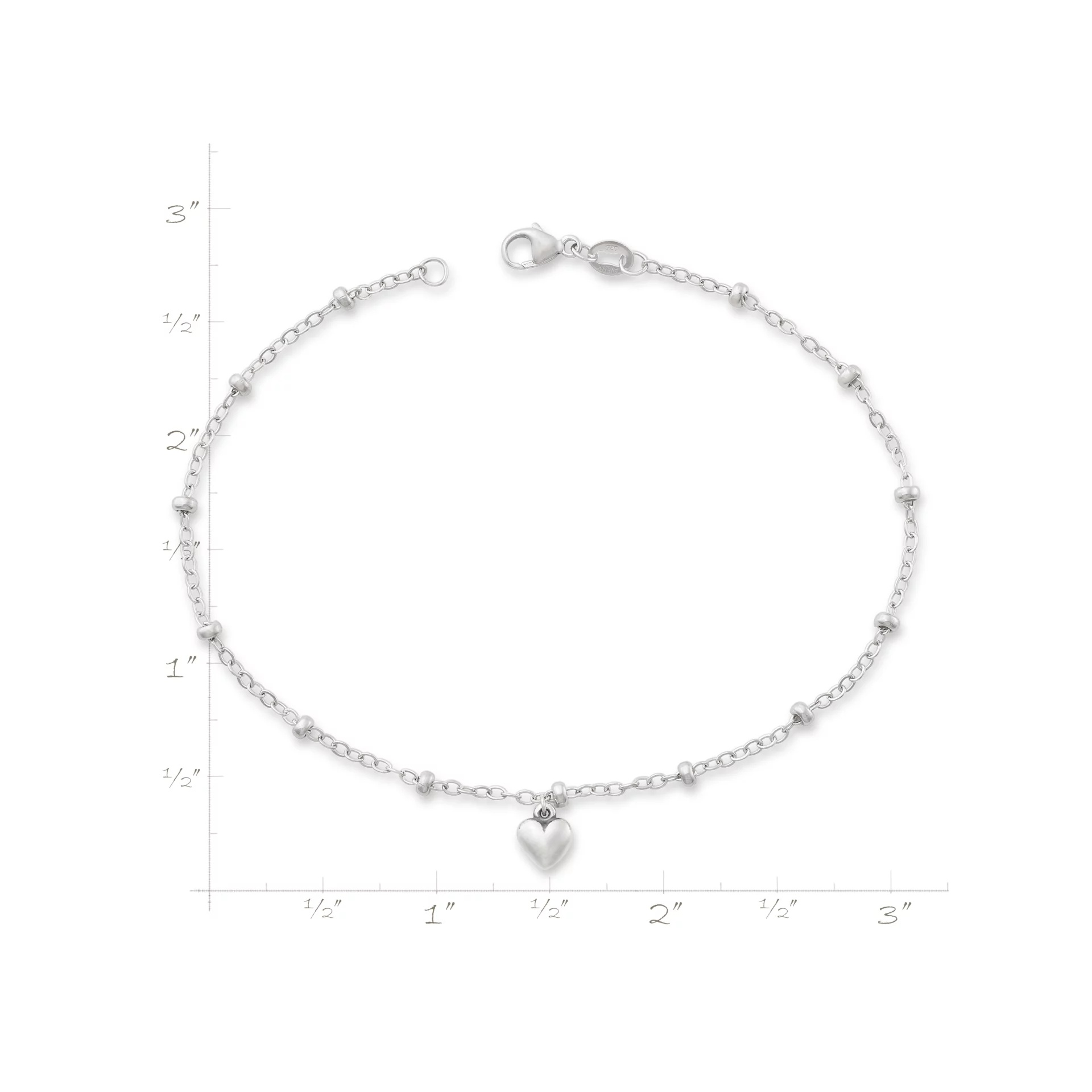 Heart Drop Anklet - Image 6