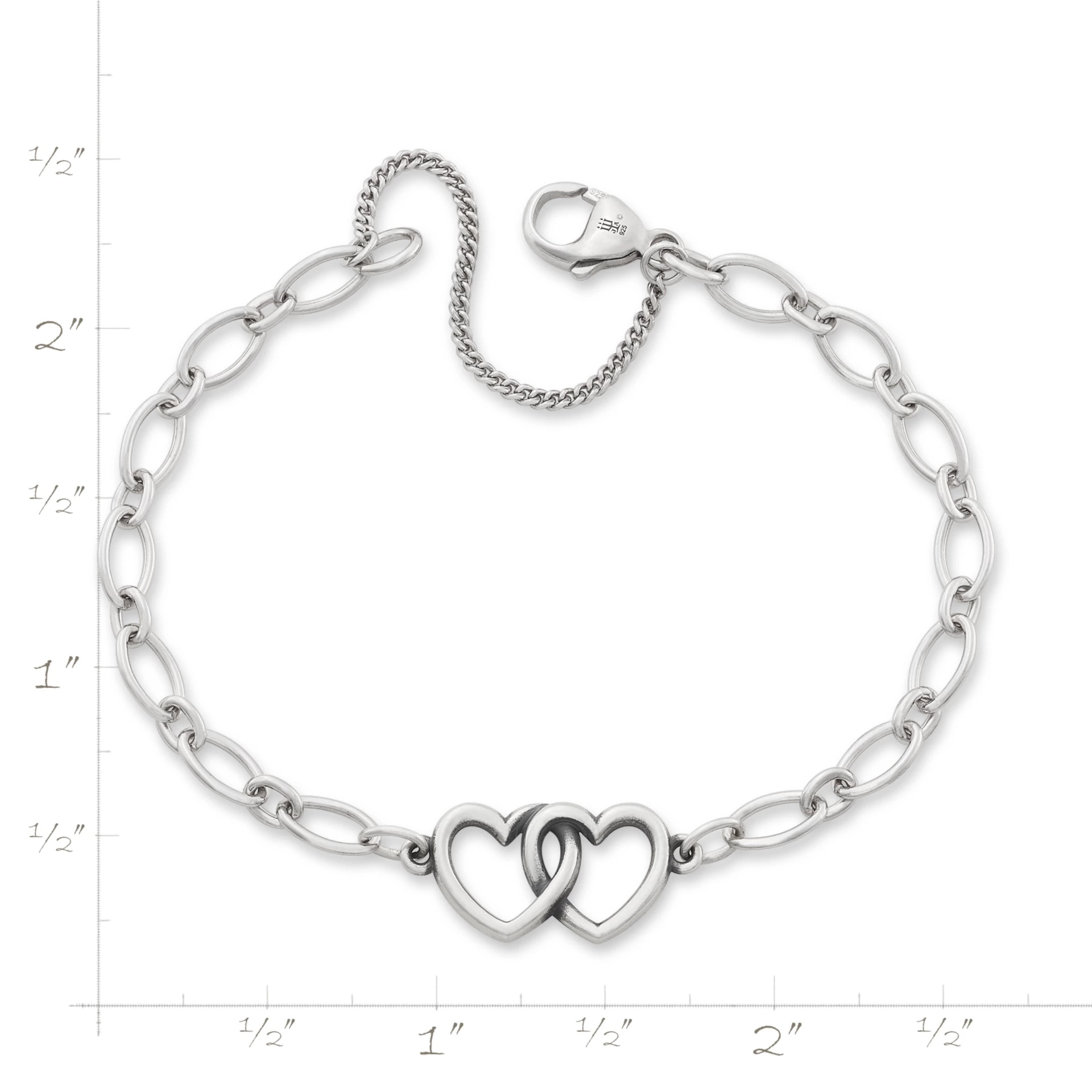 Two Hearts Together Charm Bracelet - Image 6
