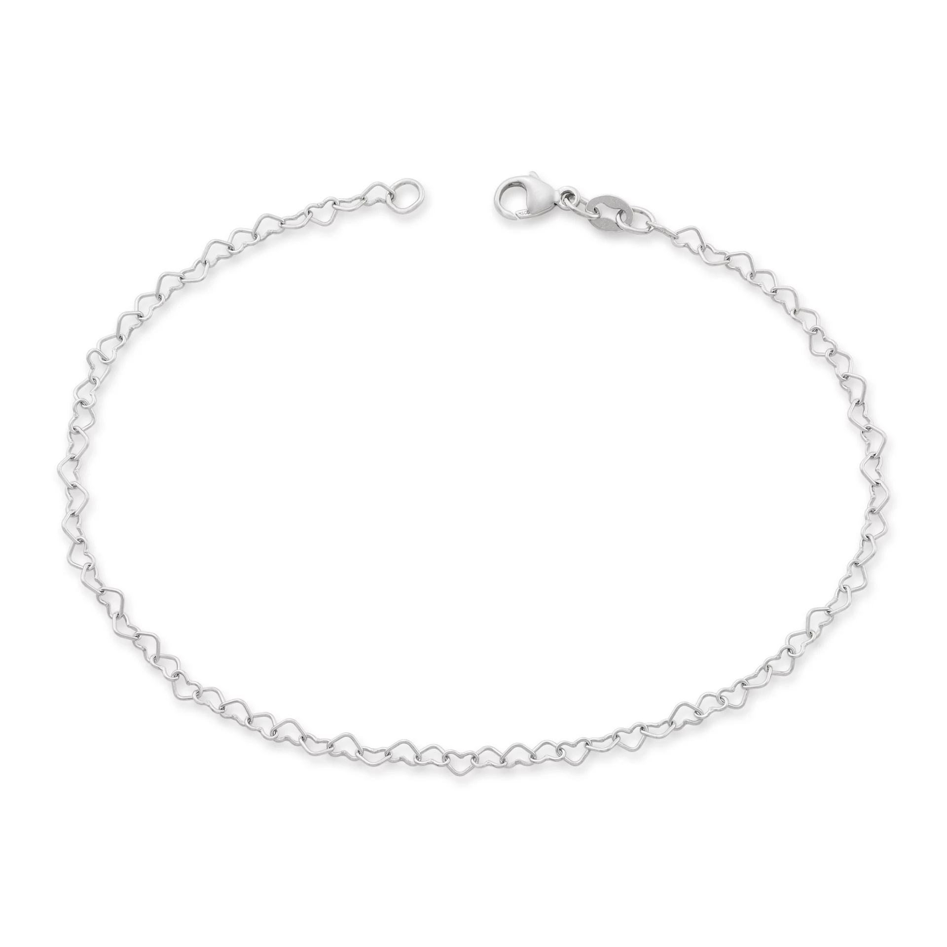 Delicate Connected Hearts Anklet