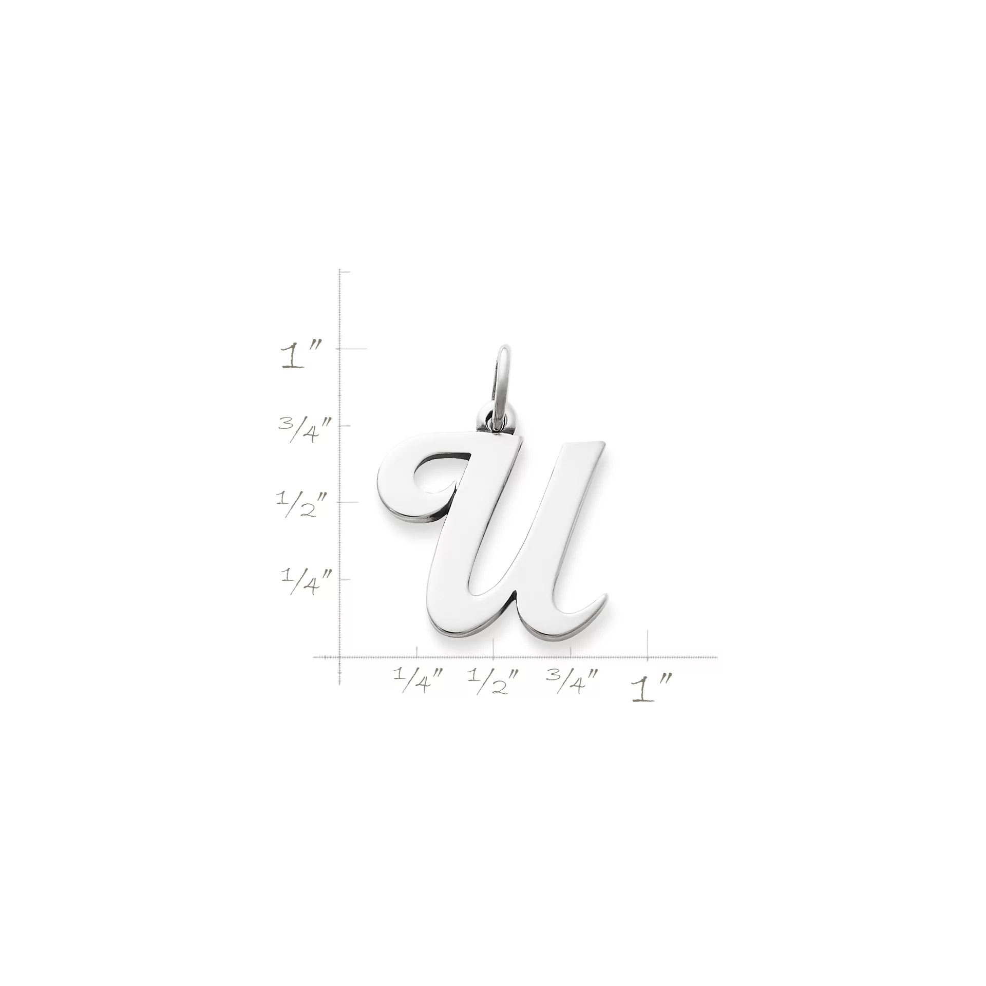 Large Script Initial Charm - Image 3