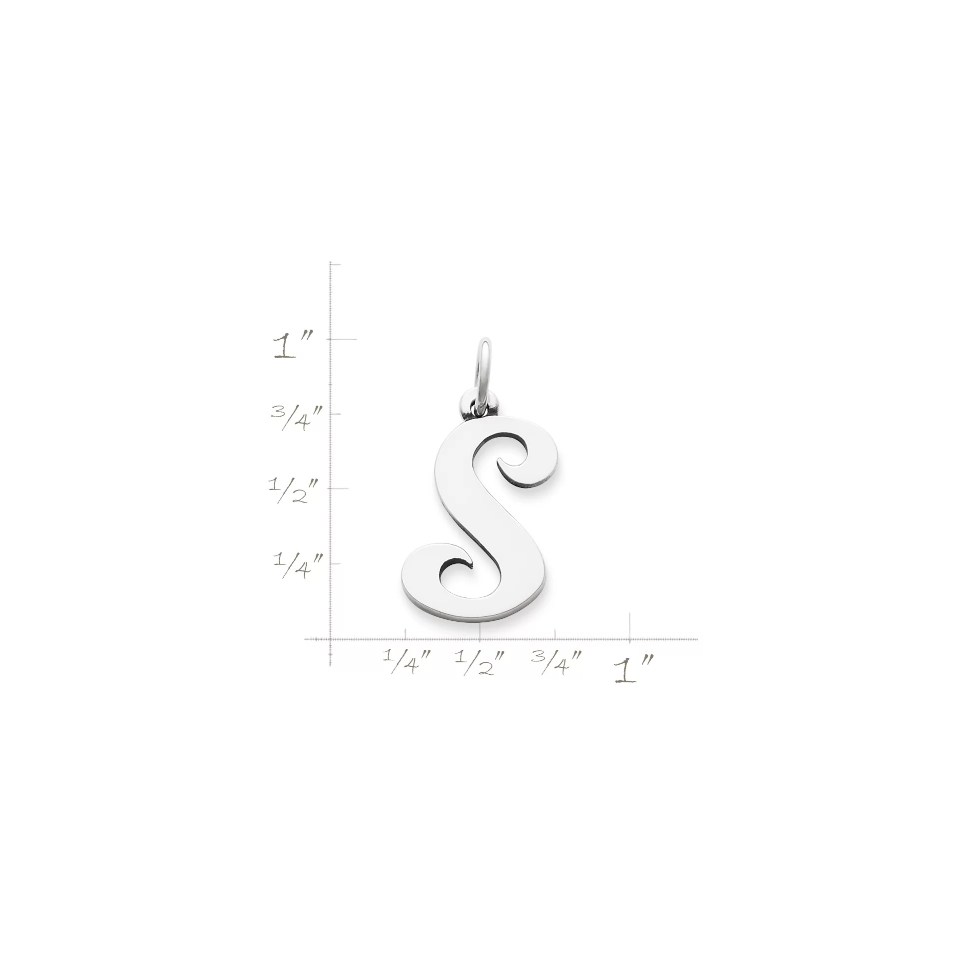 Large Script Initial Charm - Image 3
