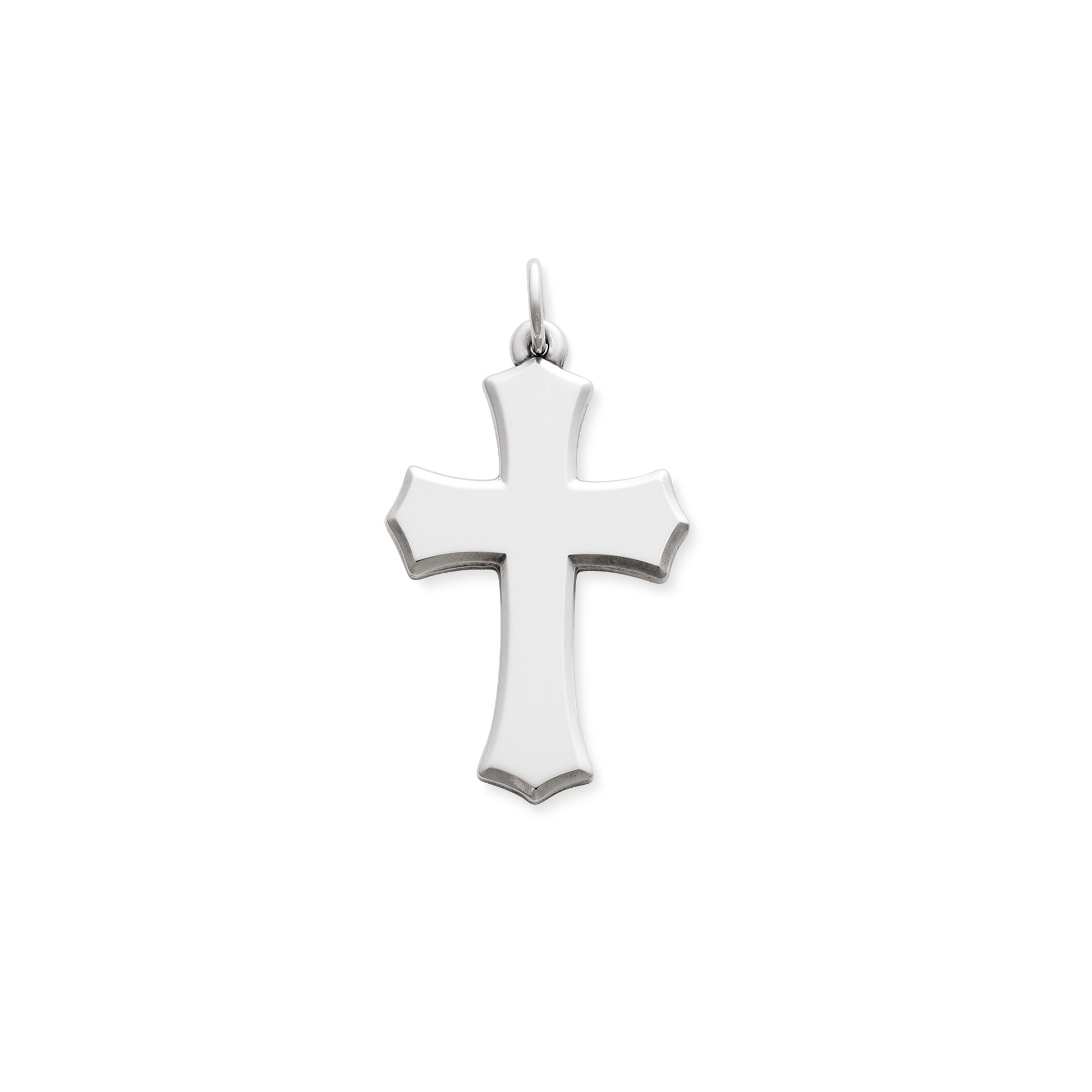 Beveled Clechee Cross Pendant