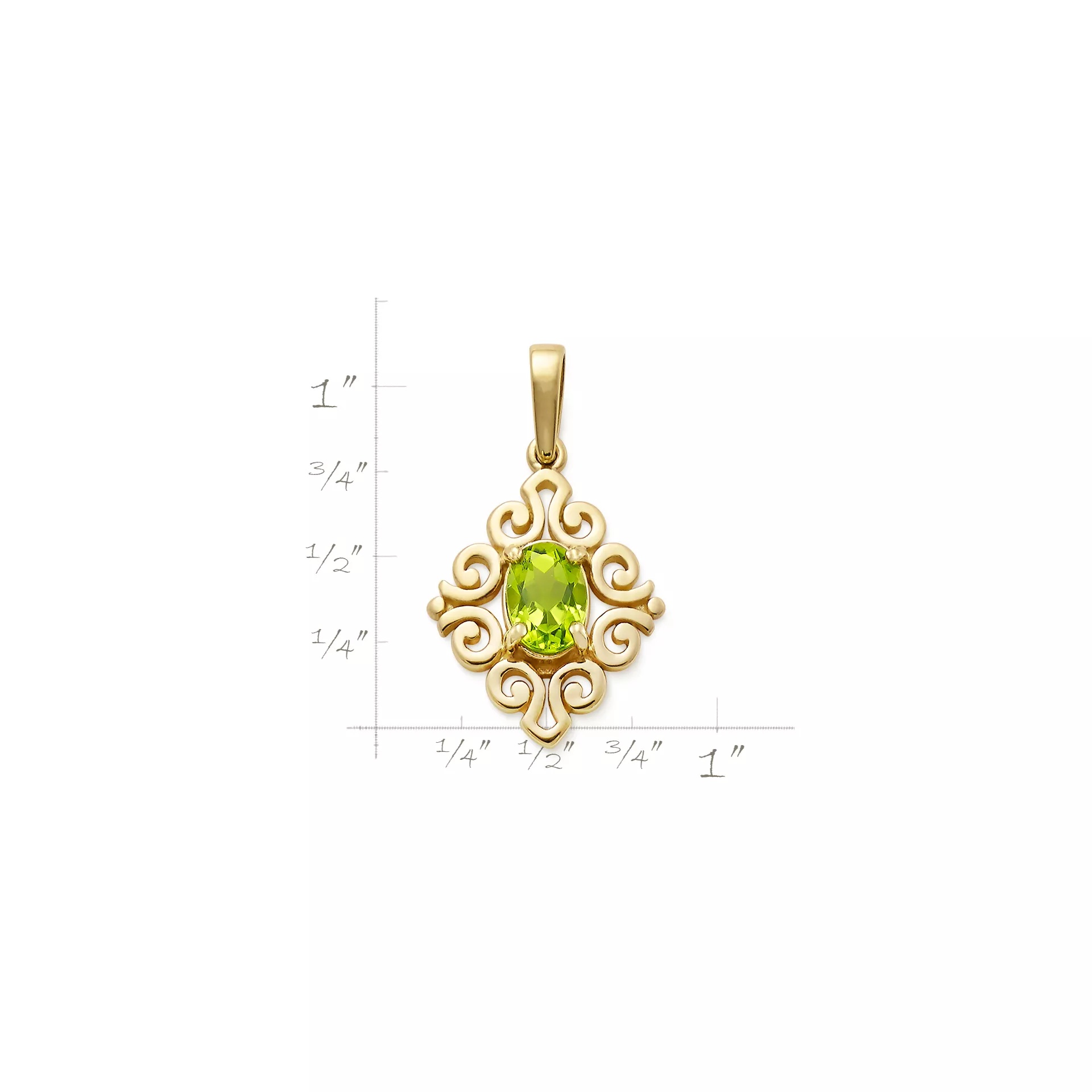 Spanish Lace Birthstone Pendant - Image 3