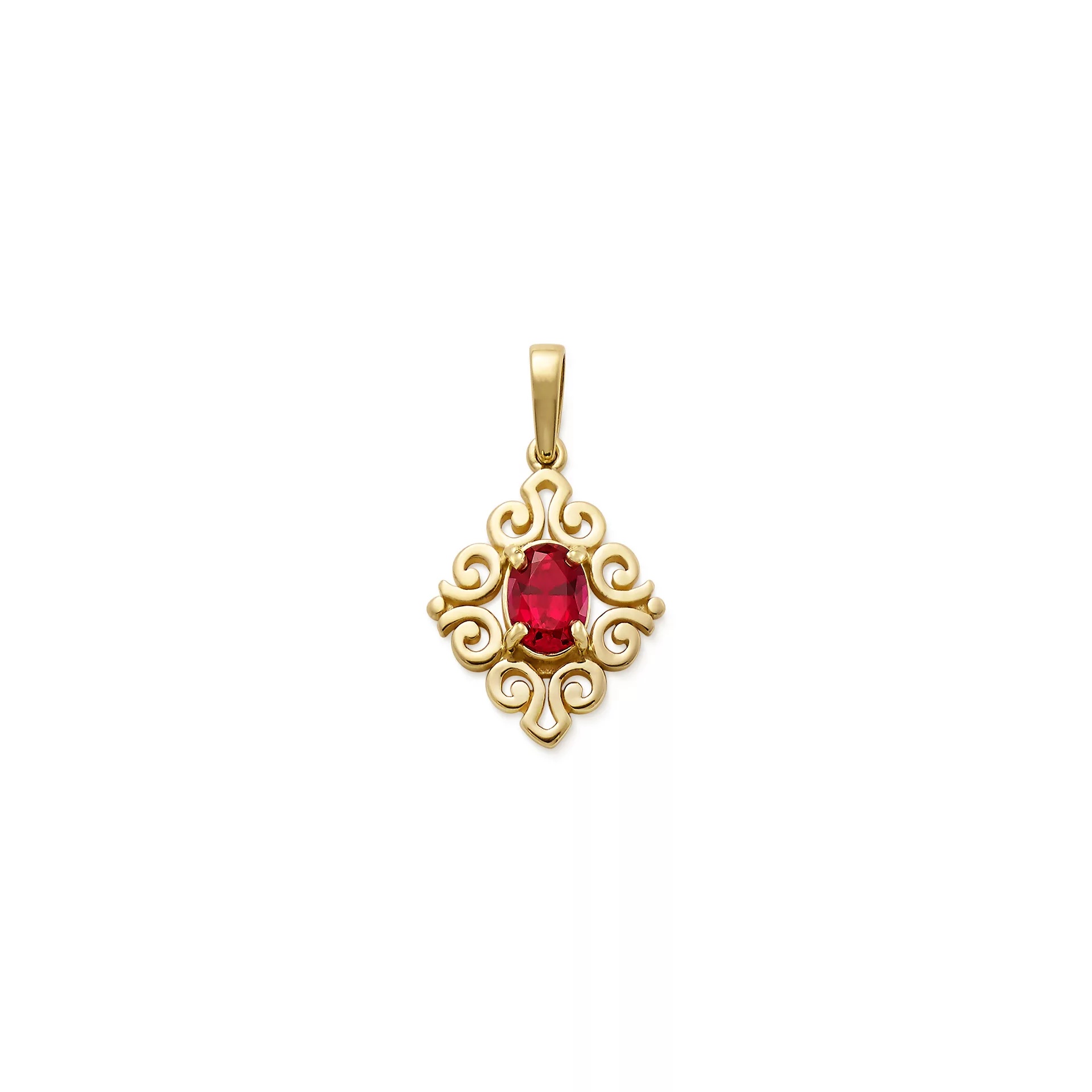 Spanish Lace Birthstone Pendant