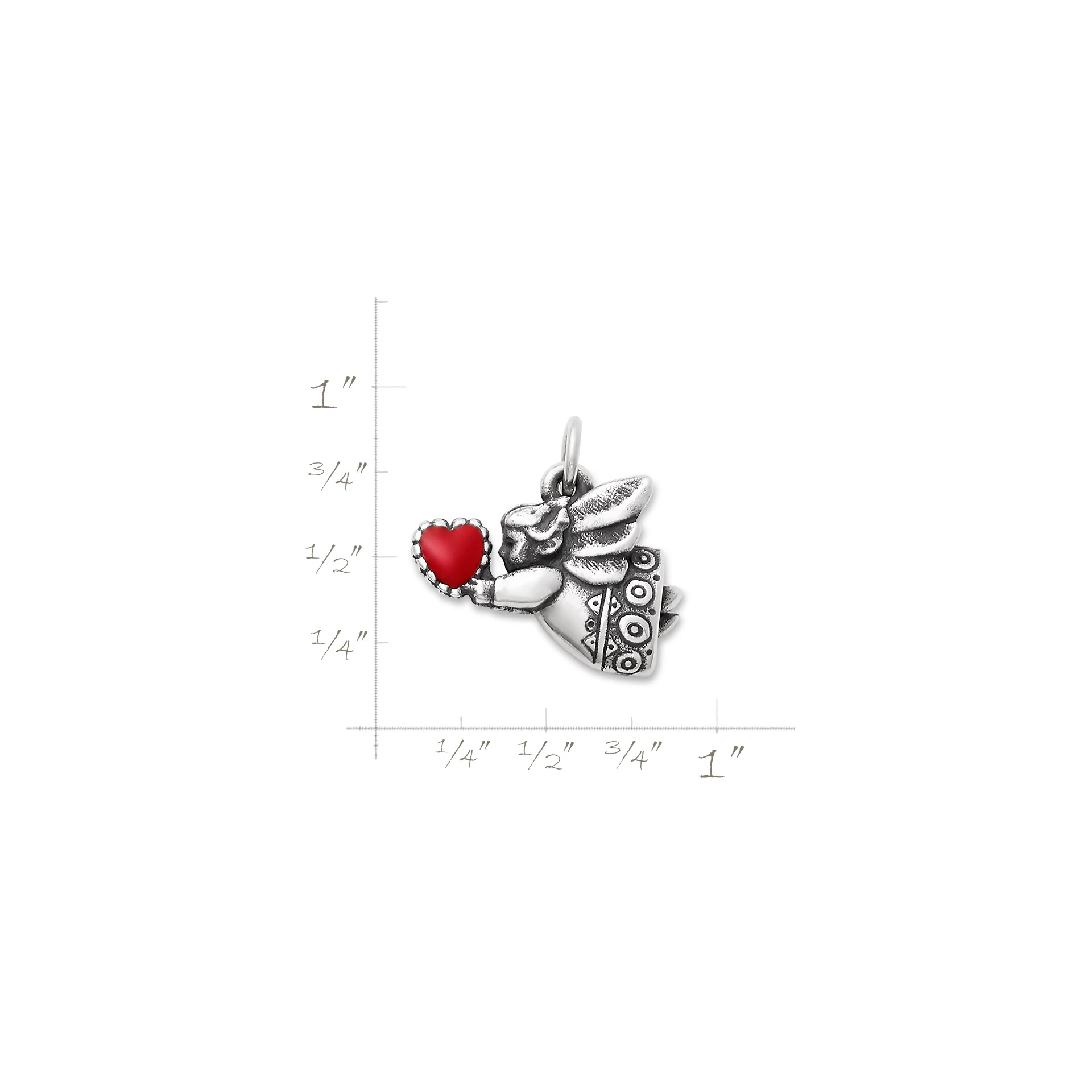 Enamel Love Angel Charm - Image 3