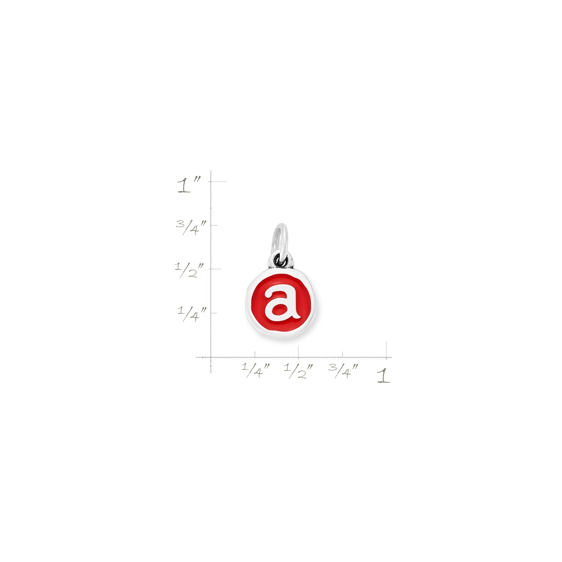 Enamel Initial Disc Charm - Image 4