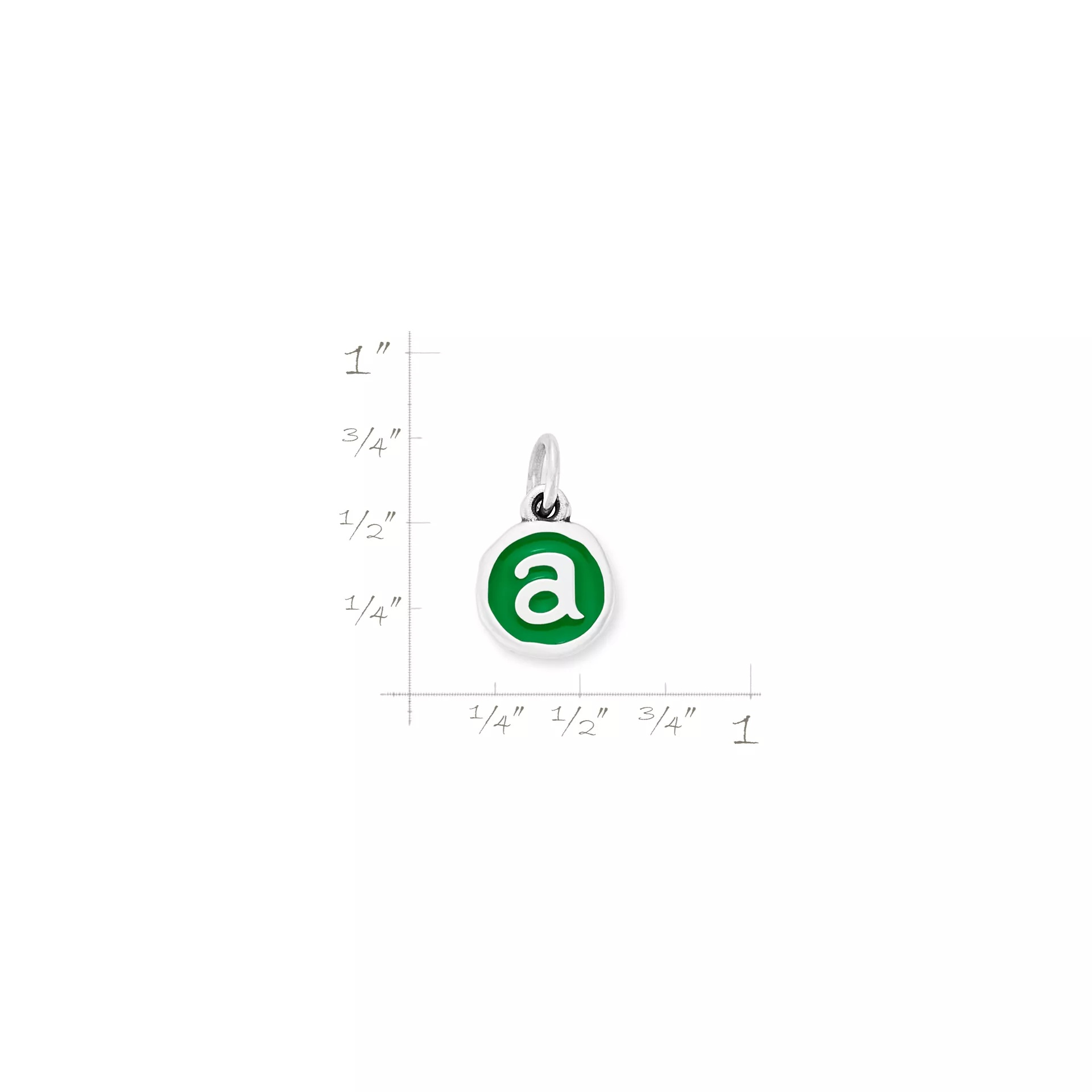 Enamel Initial Disc Charm - Image 4