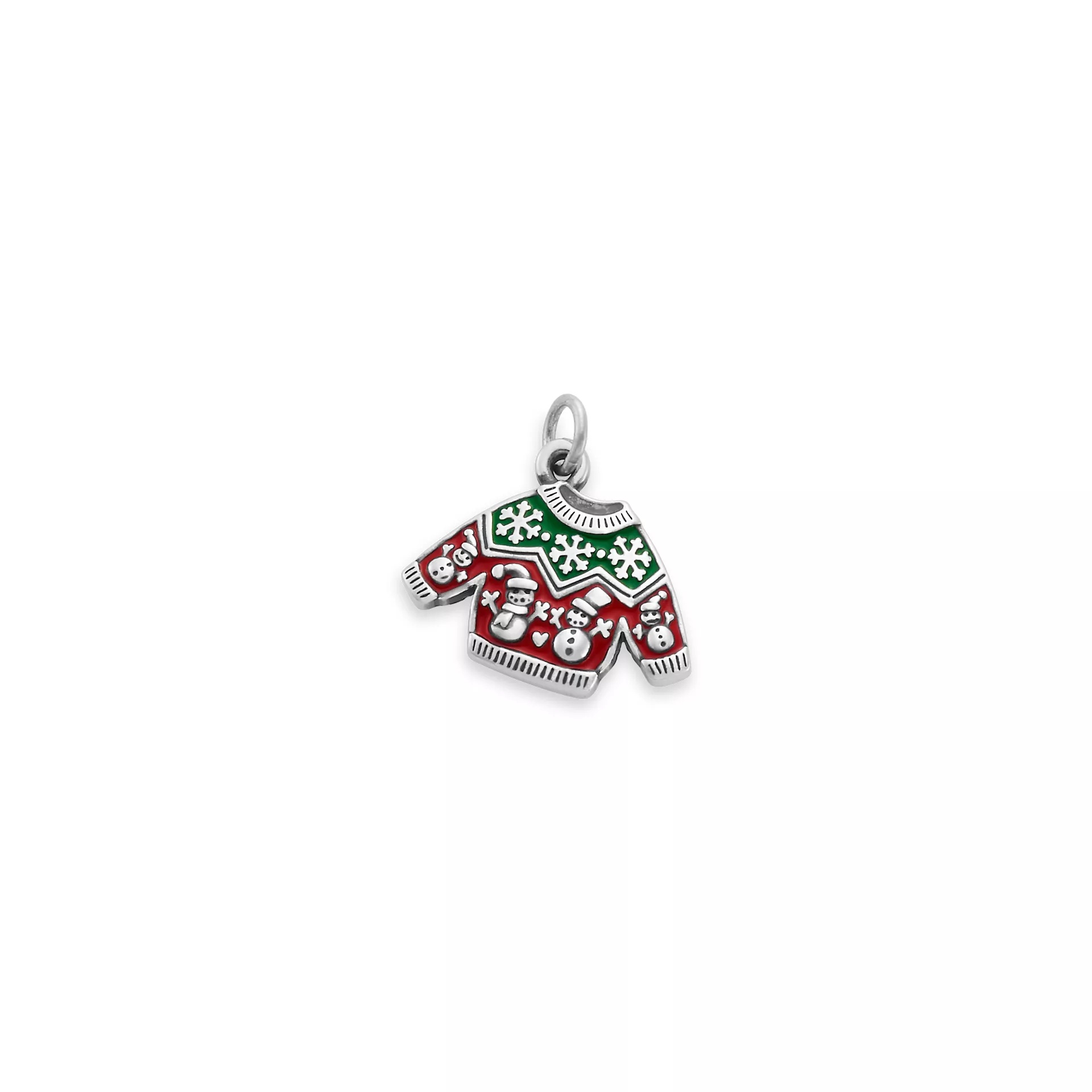 Enamel Christmas Sweater Charm