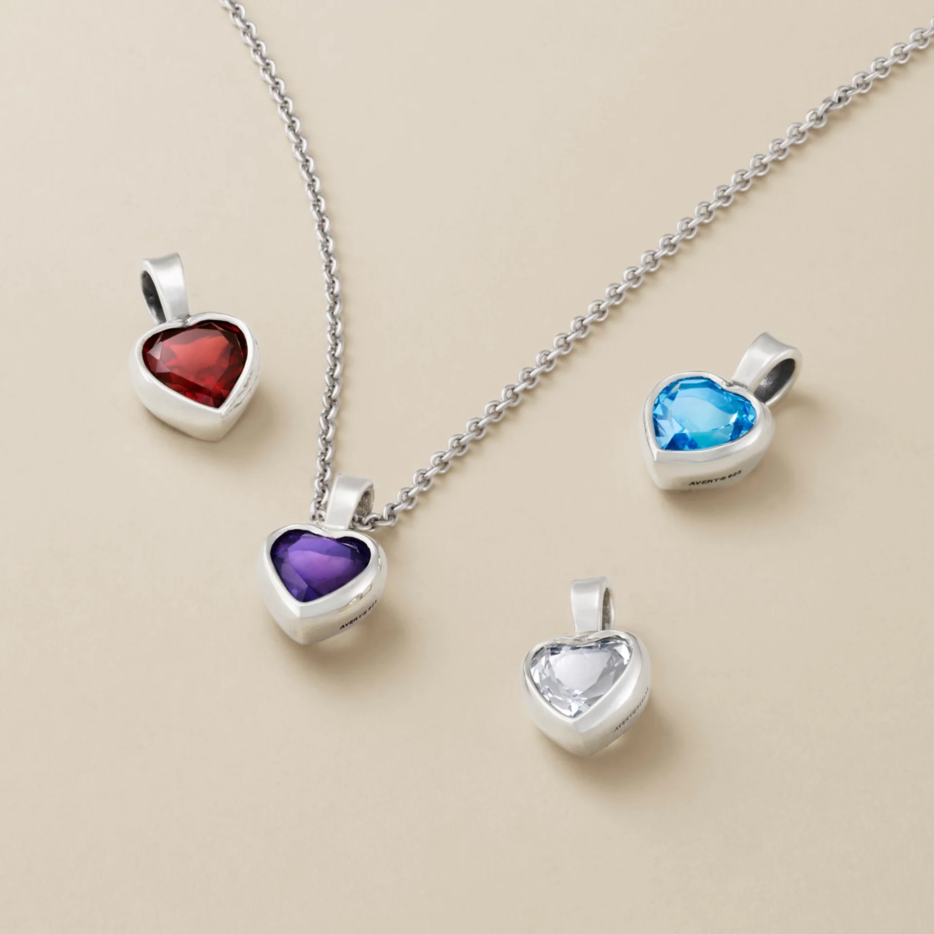 Heart Gemstone Pendant - Image 2