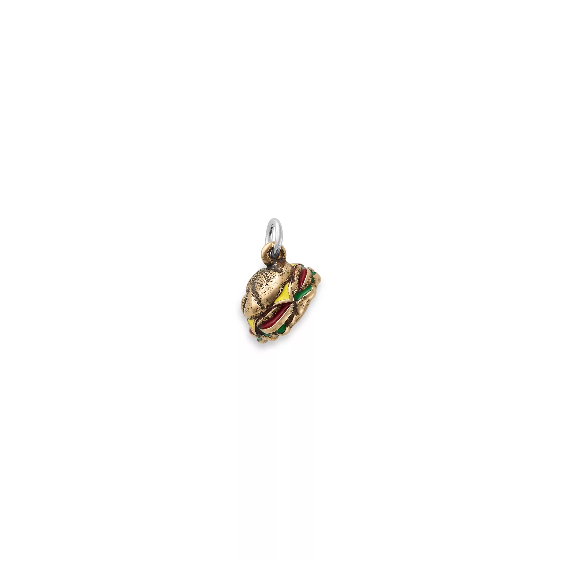Enamel Cheeseburger Charm
