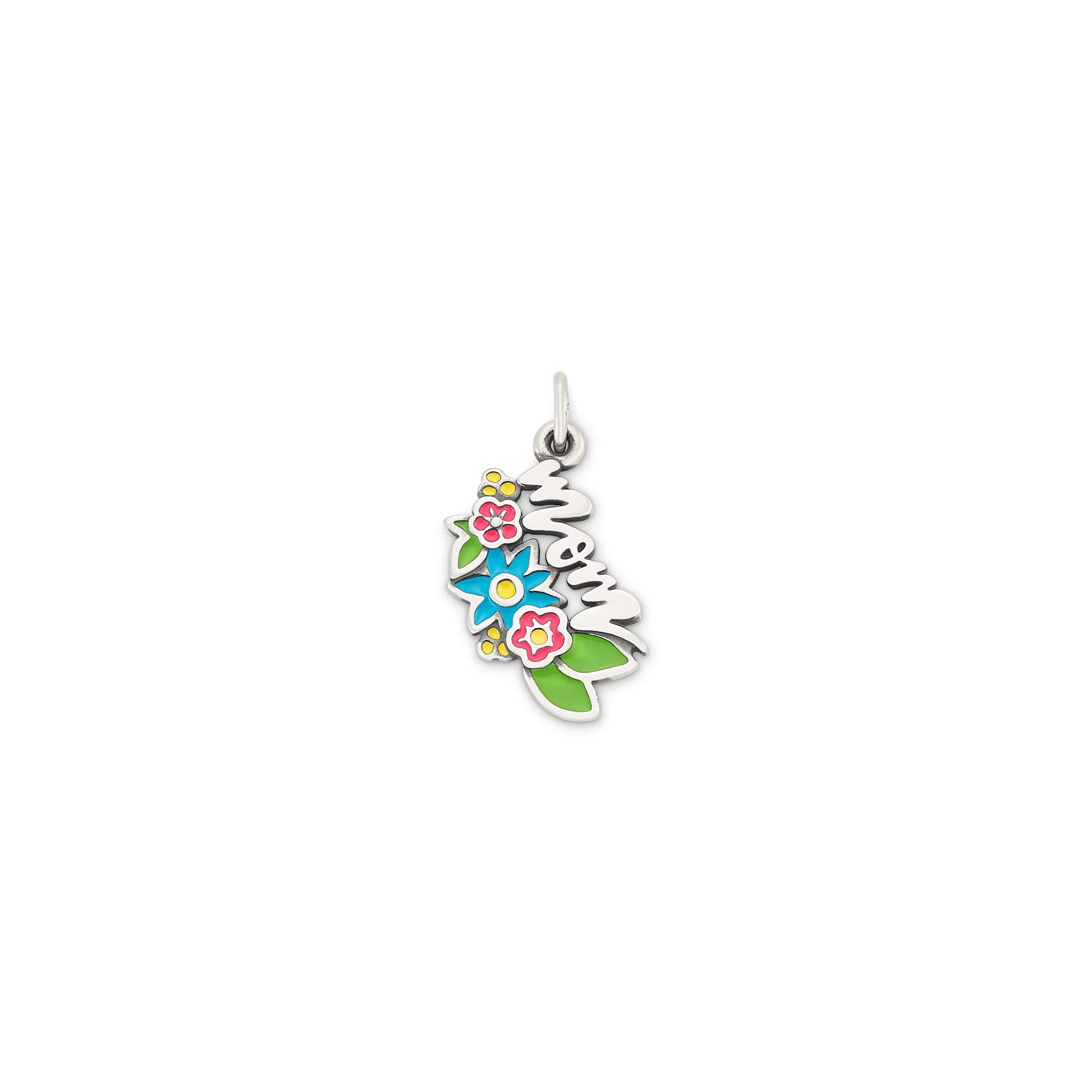 Floral Enamel Mom Charm