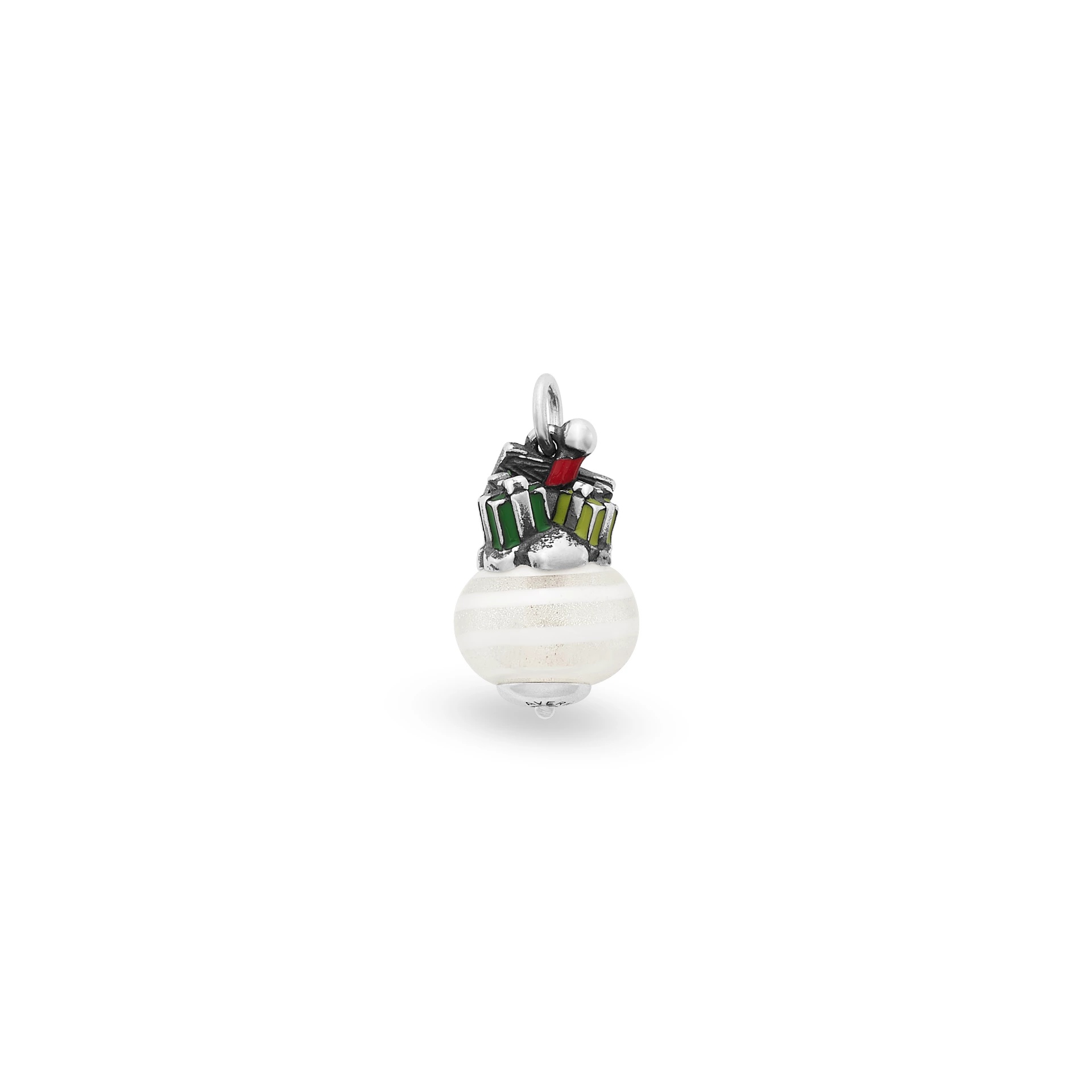 Enamel North Pole Art Glass Charm - Image 2