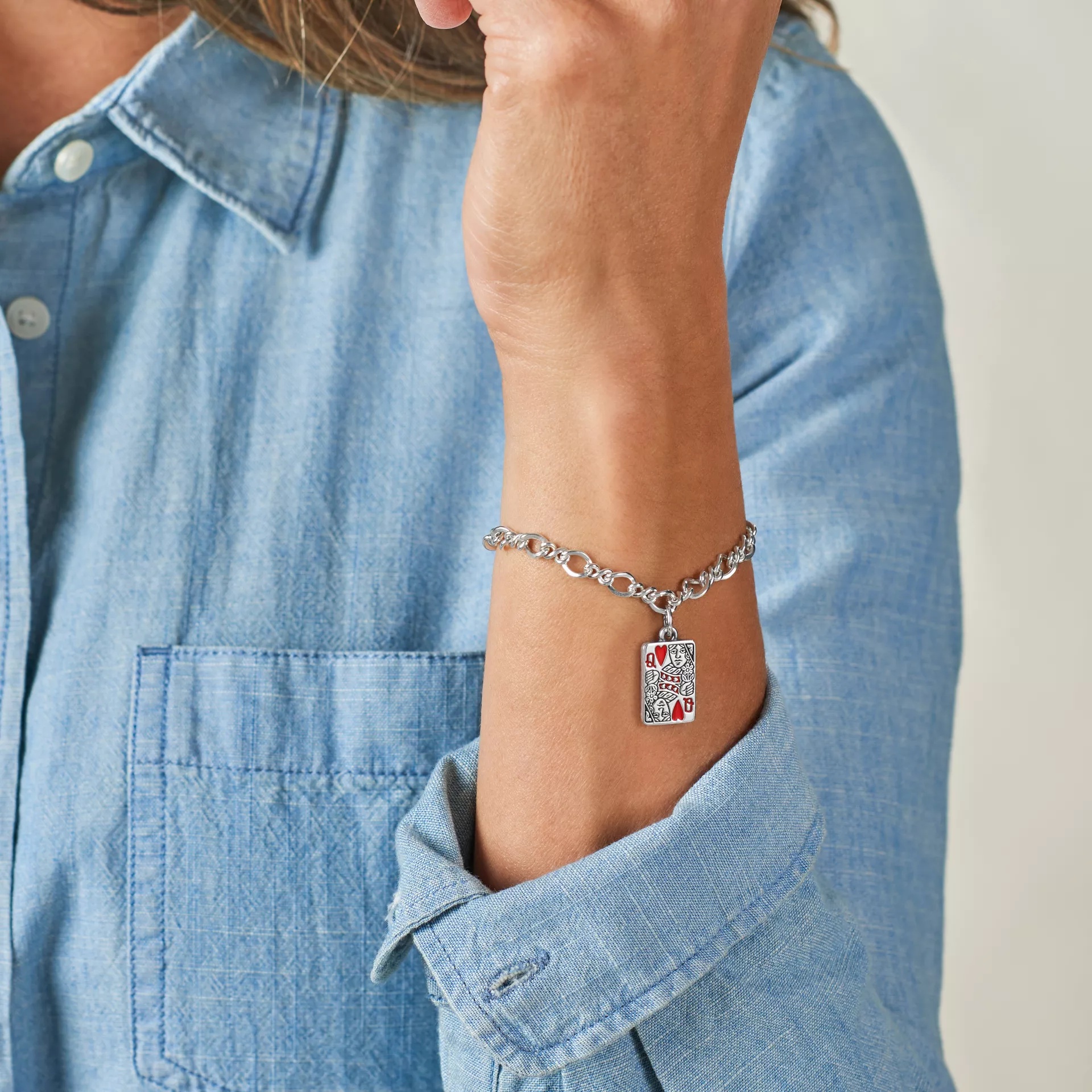 Enamel Queen of Hearts Charm - Image 4