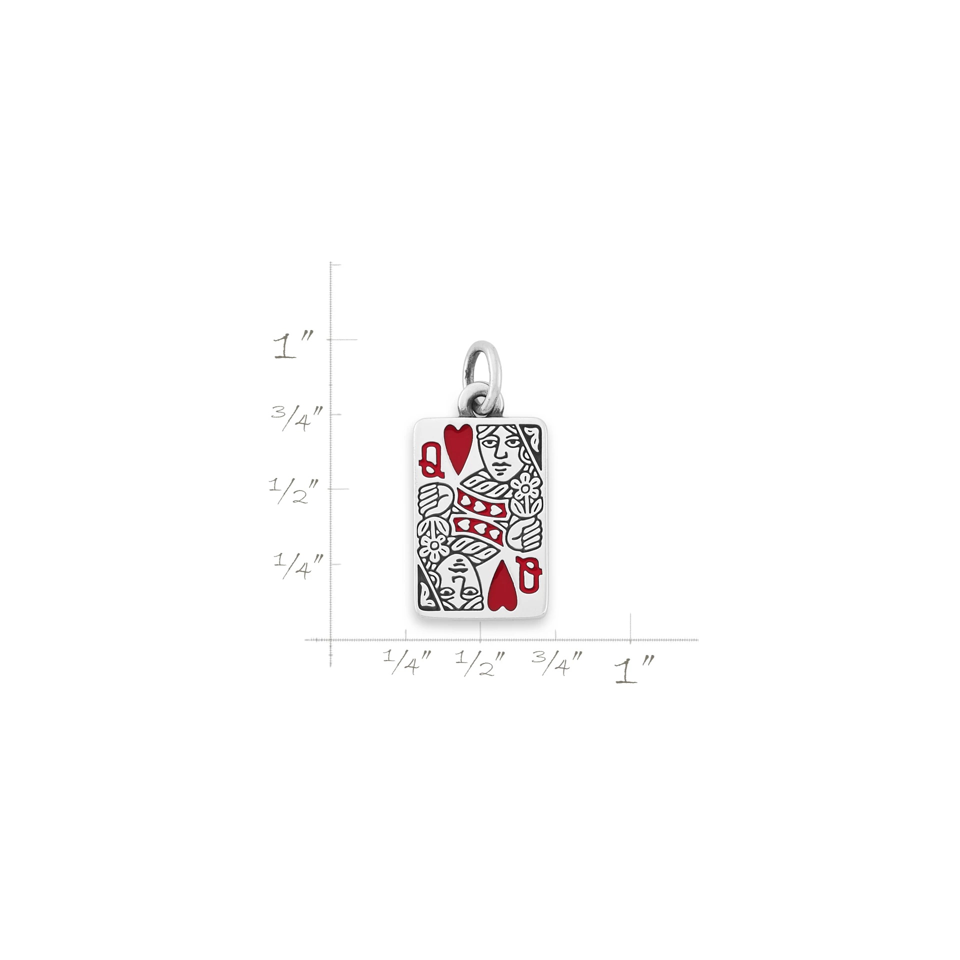 Enamel Queen of Hearts Charm - Image 5