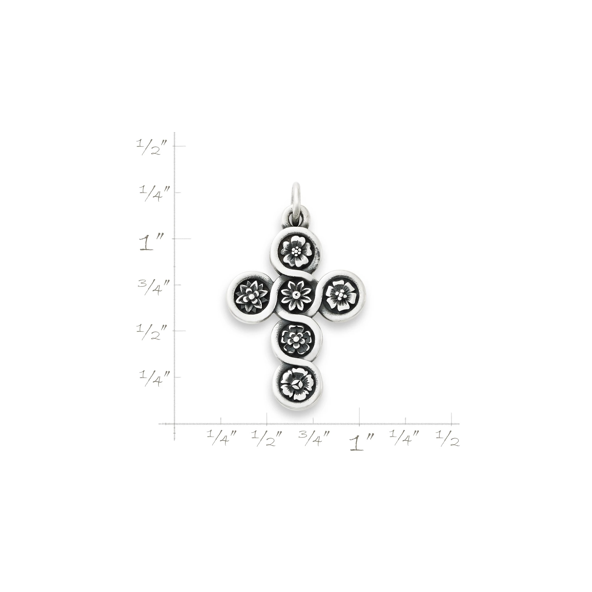 Flowering Cross Pendant - Image 4