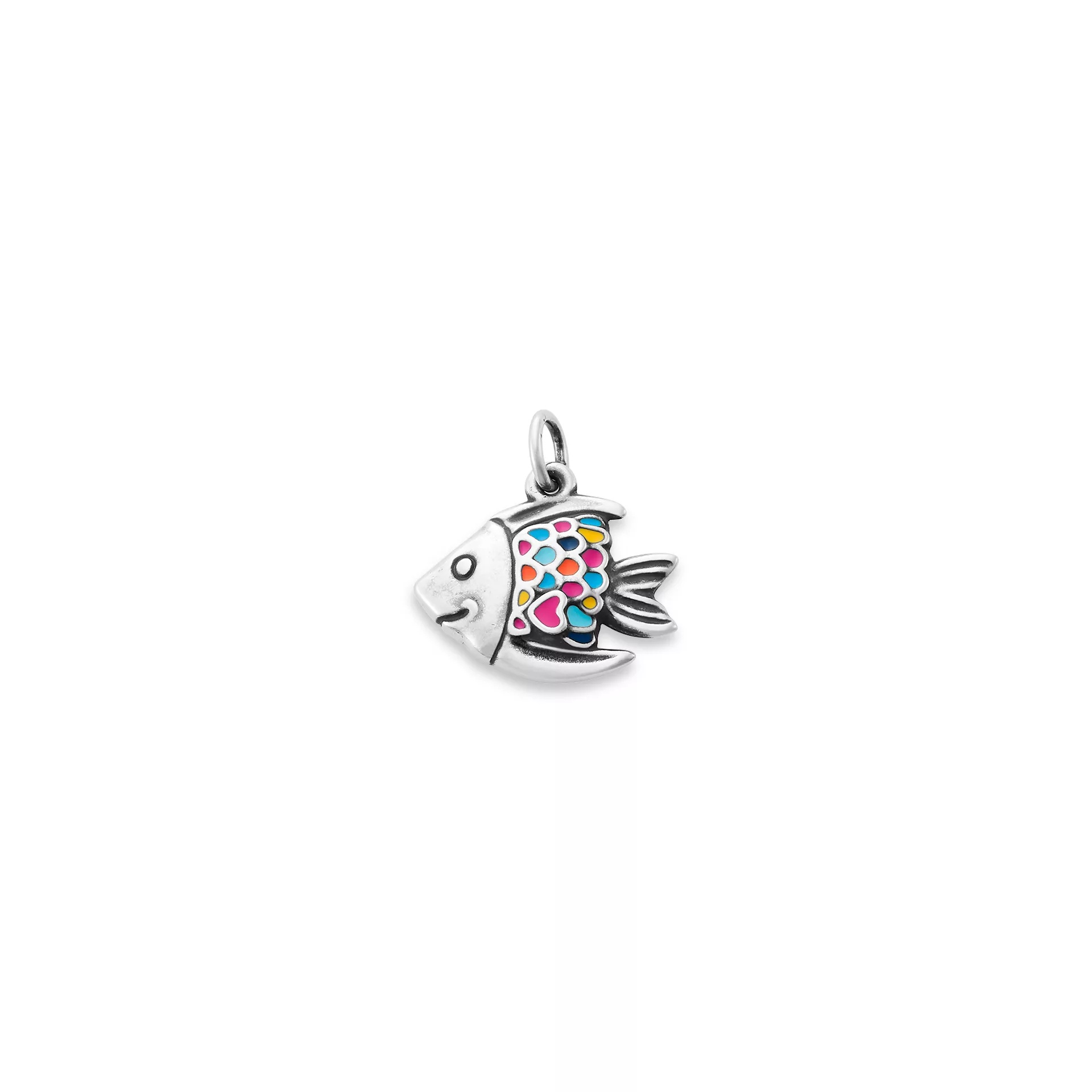 Enamel Happy Fish Charm