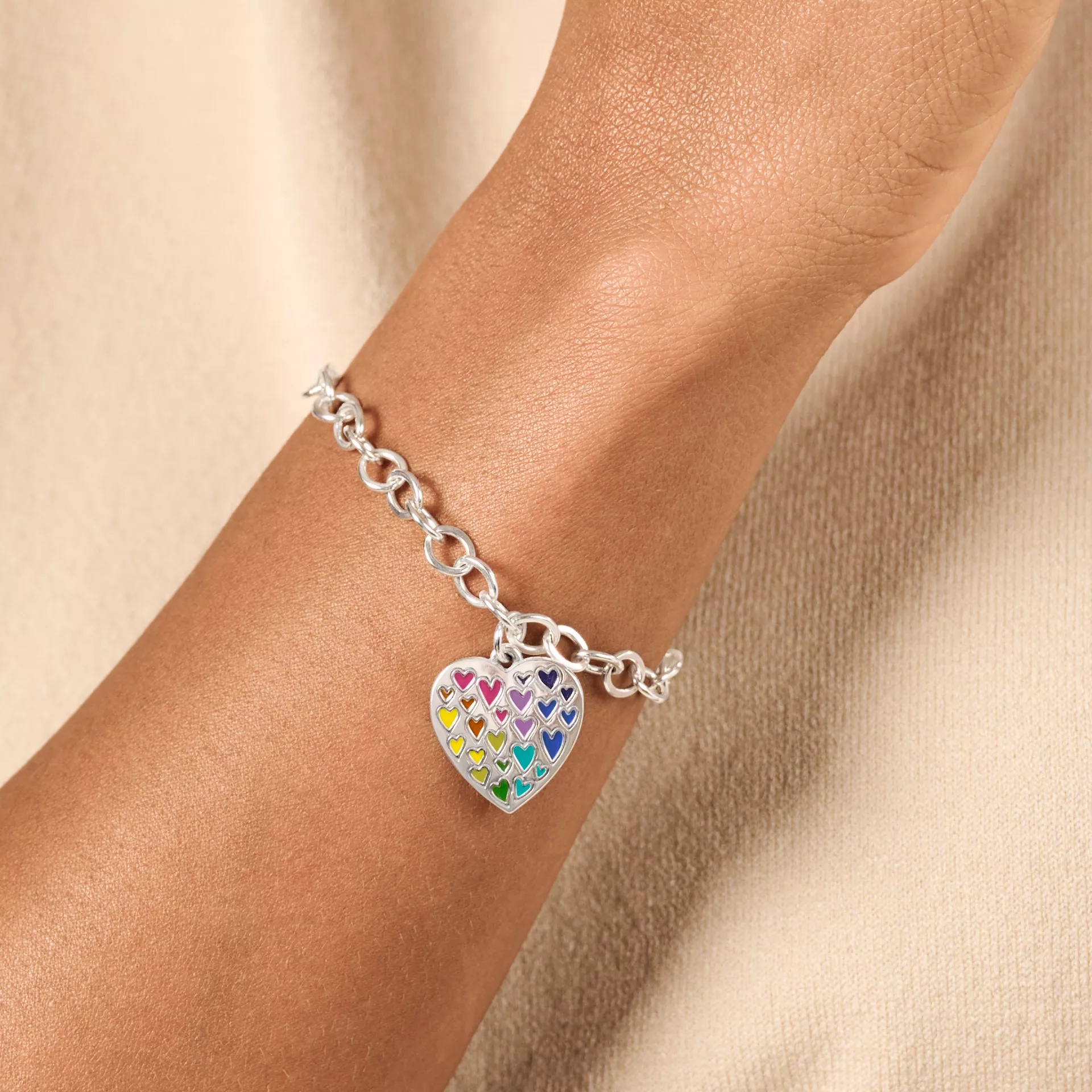 Full of Love Enamel Heart Charm - Image 3