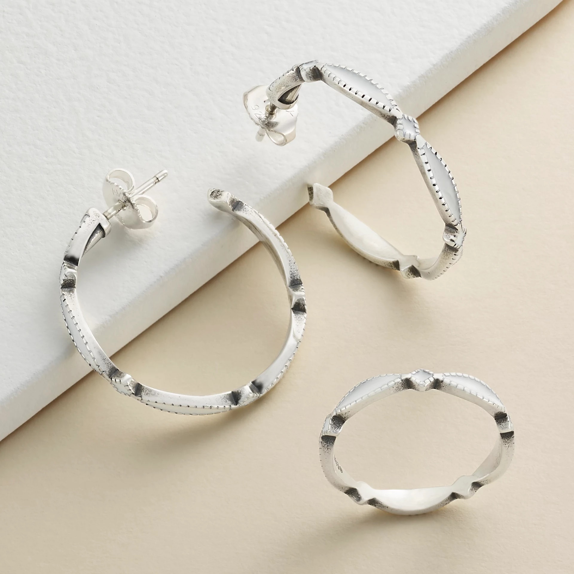 Enamel Cordoba Hoops - Image 5