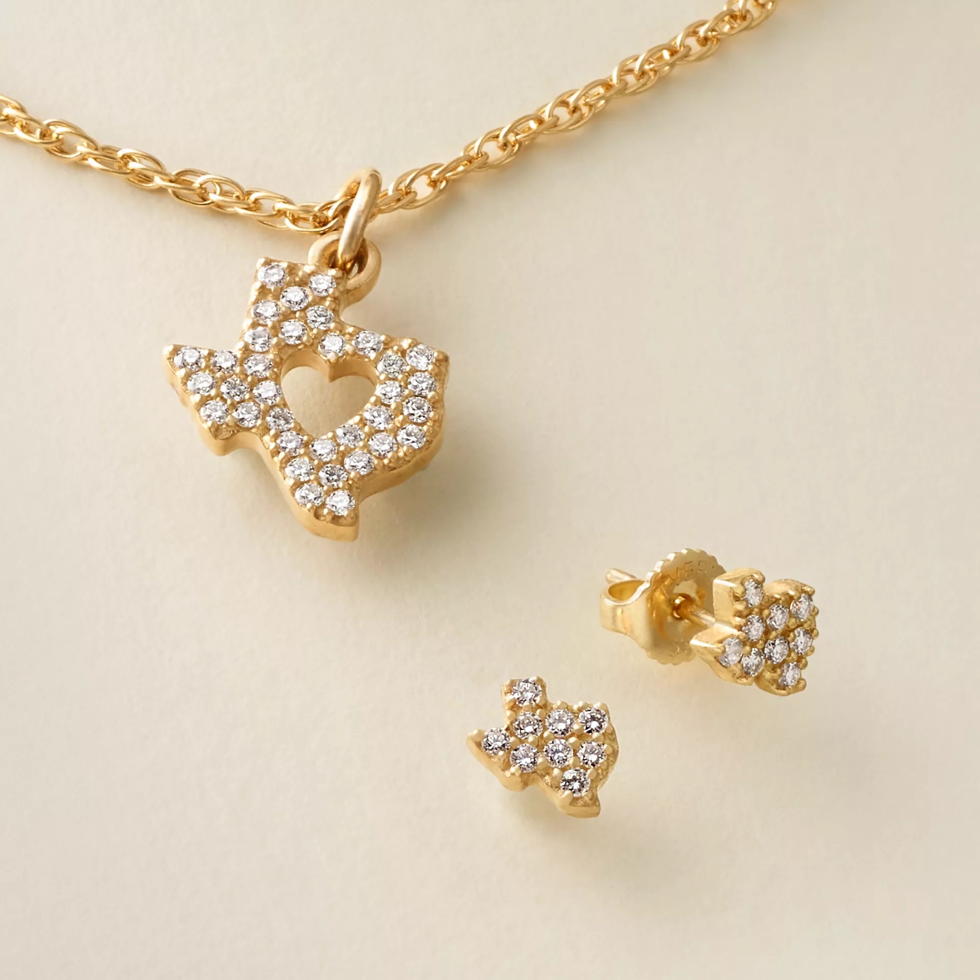 Delicate Pave Diamond Texas Studs - Image 5