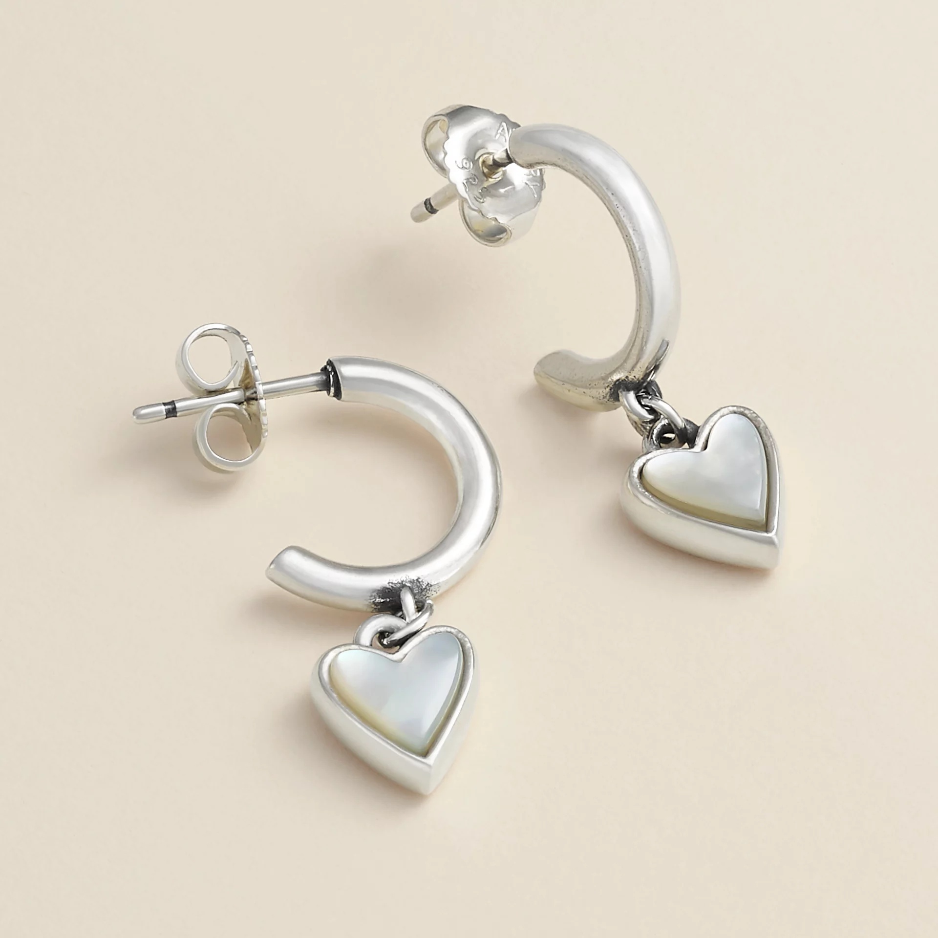 Sweetheart Gemstone Hoop Dangle EarShop All Rings - Image 2