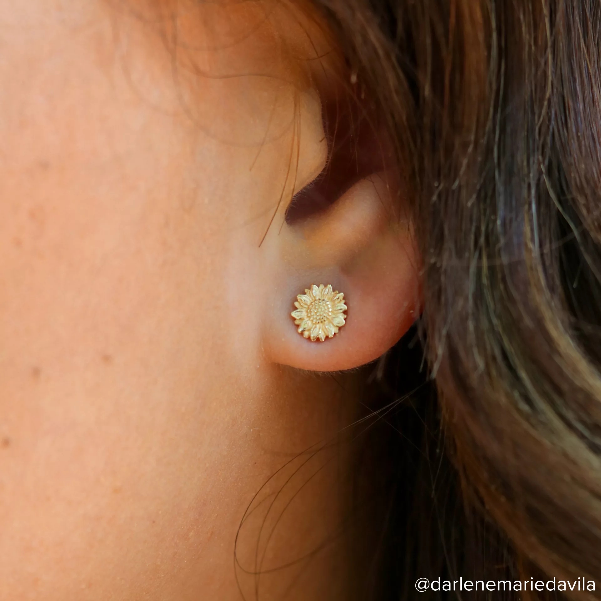 Mini Sunflower Studs - Image 2