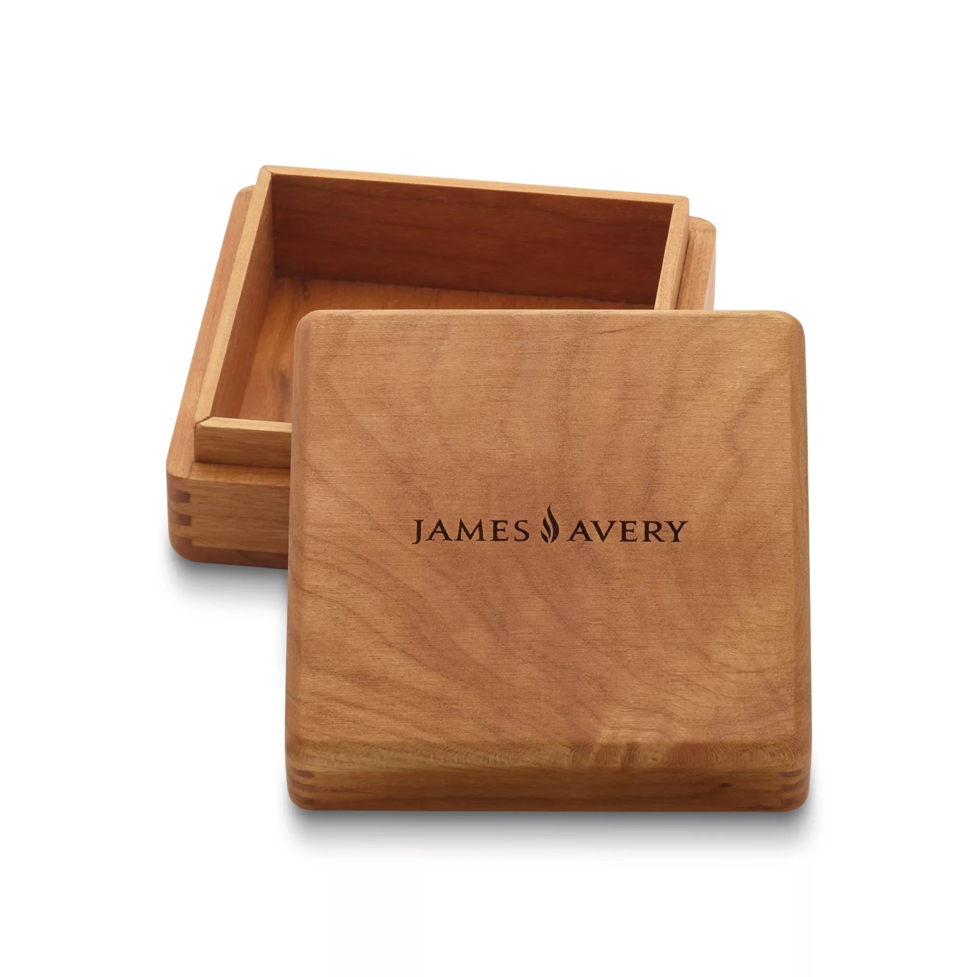 Square Wood Keepsake Box
