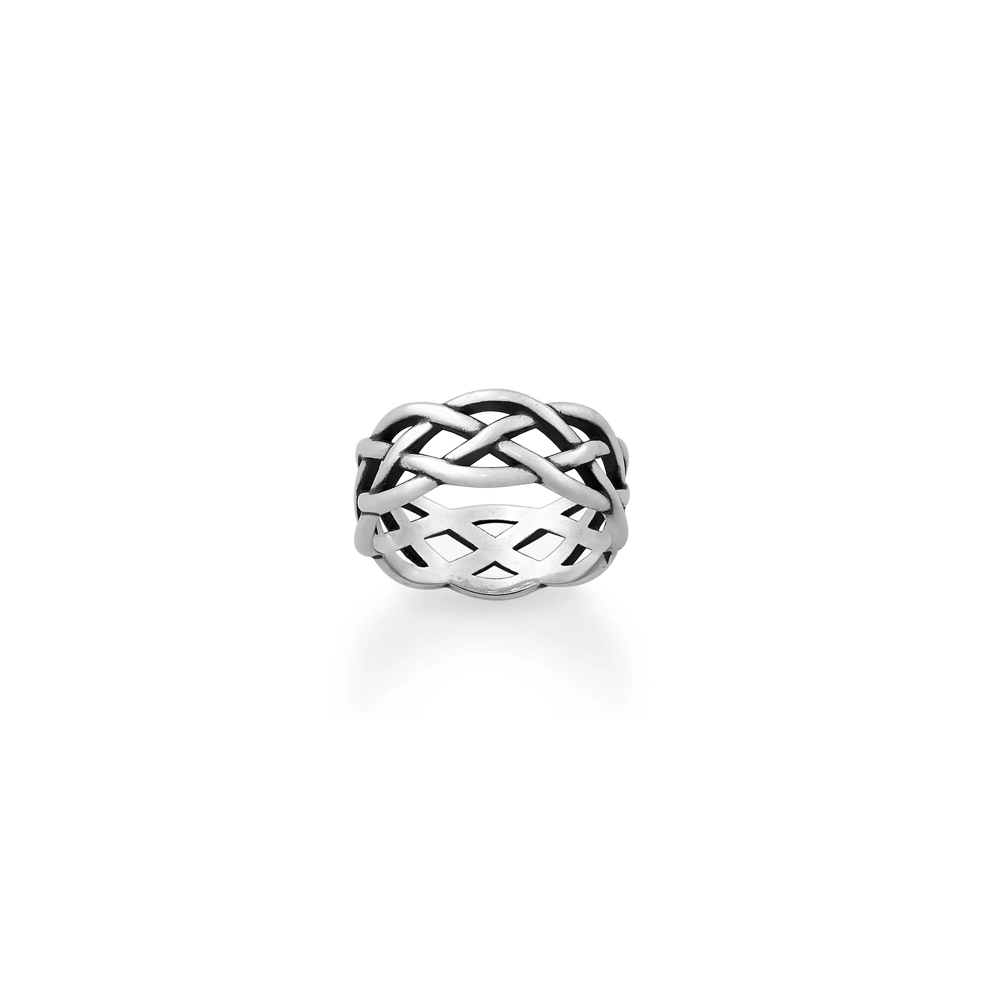 Woven Trinity Wedding Ring