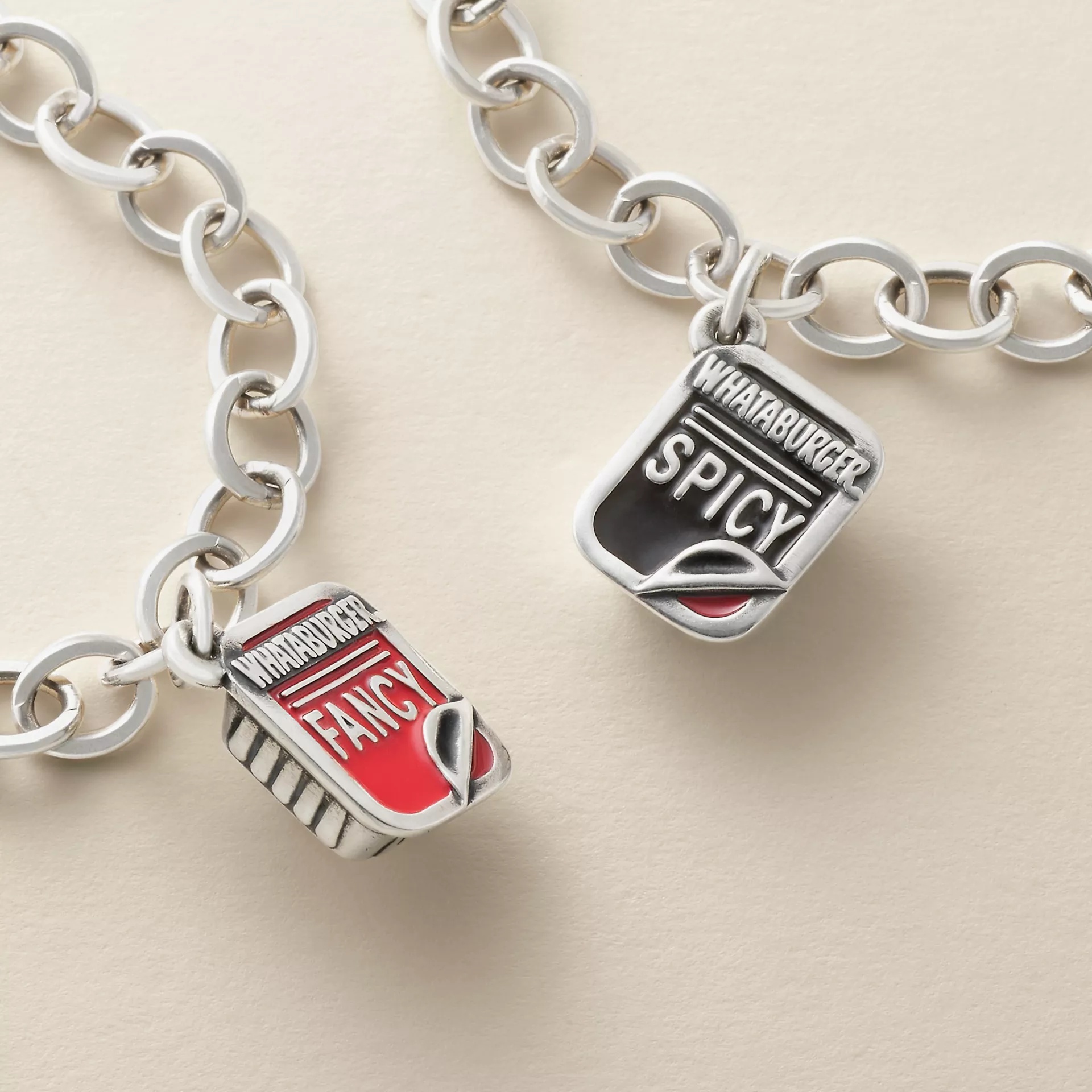 Enamel "Whataburger Spicy" Ketchup Charm - Image 2